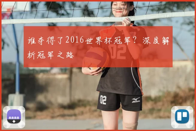 谁夺得了2016世界杯冠军?深度解析冠军之路
